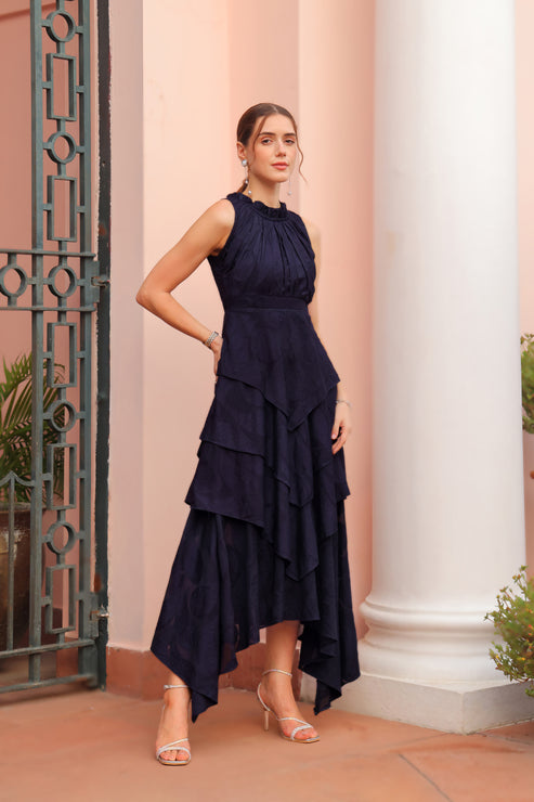 Amanda Jacquard Dress