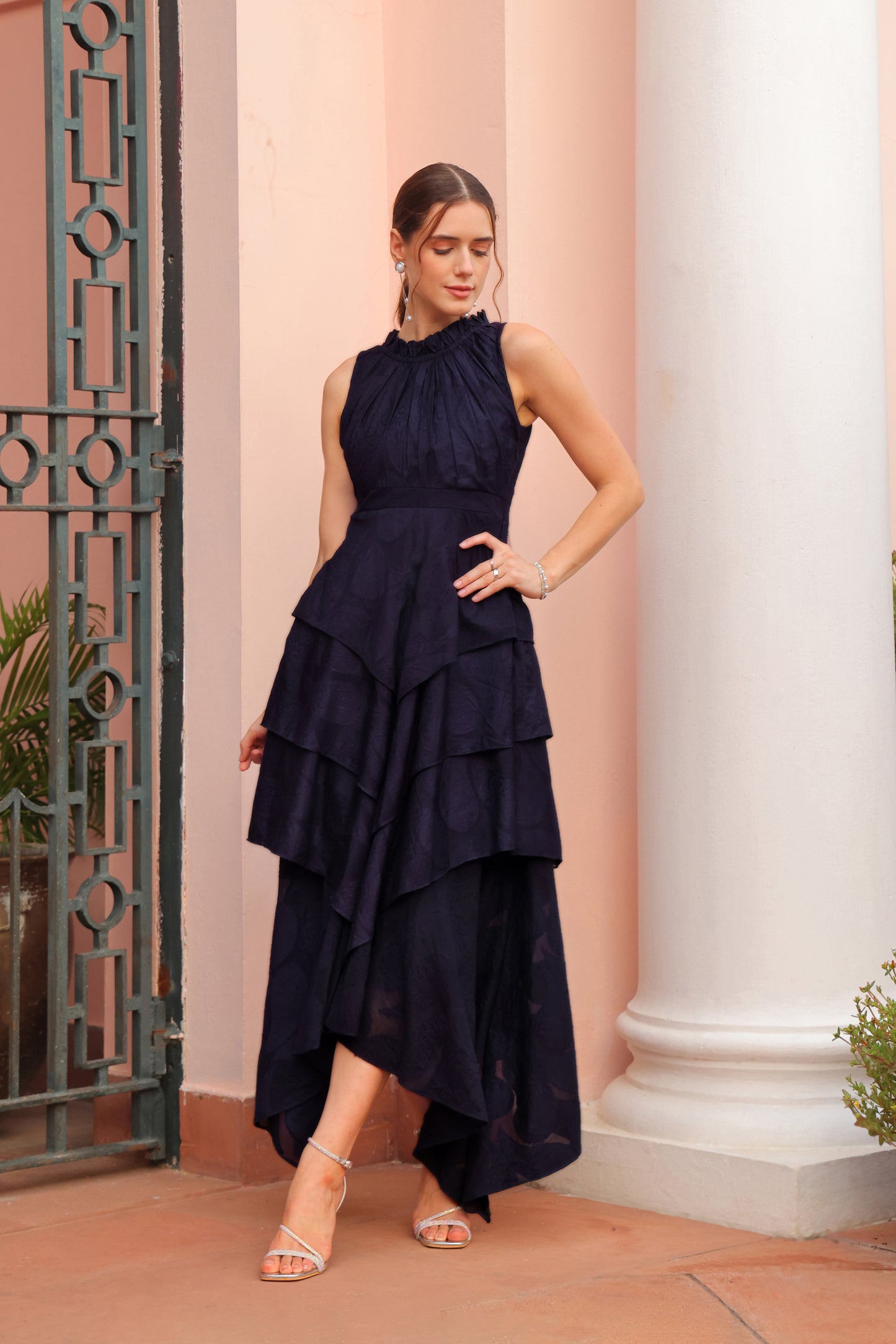 Amanda Jacquard Dress