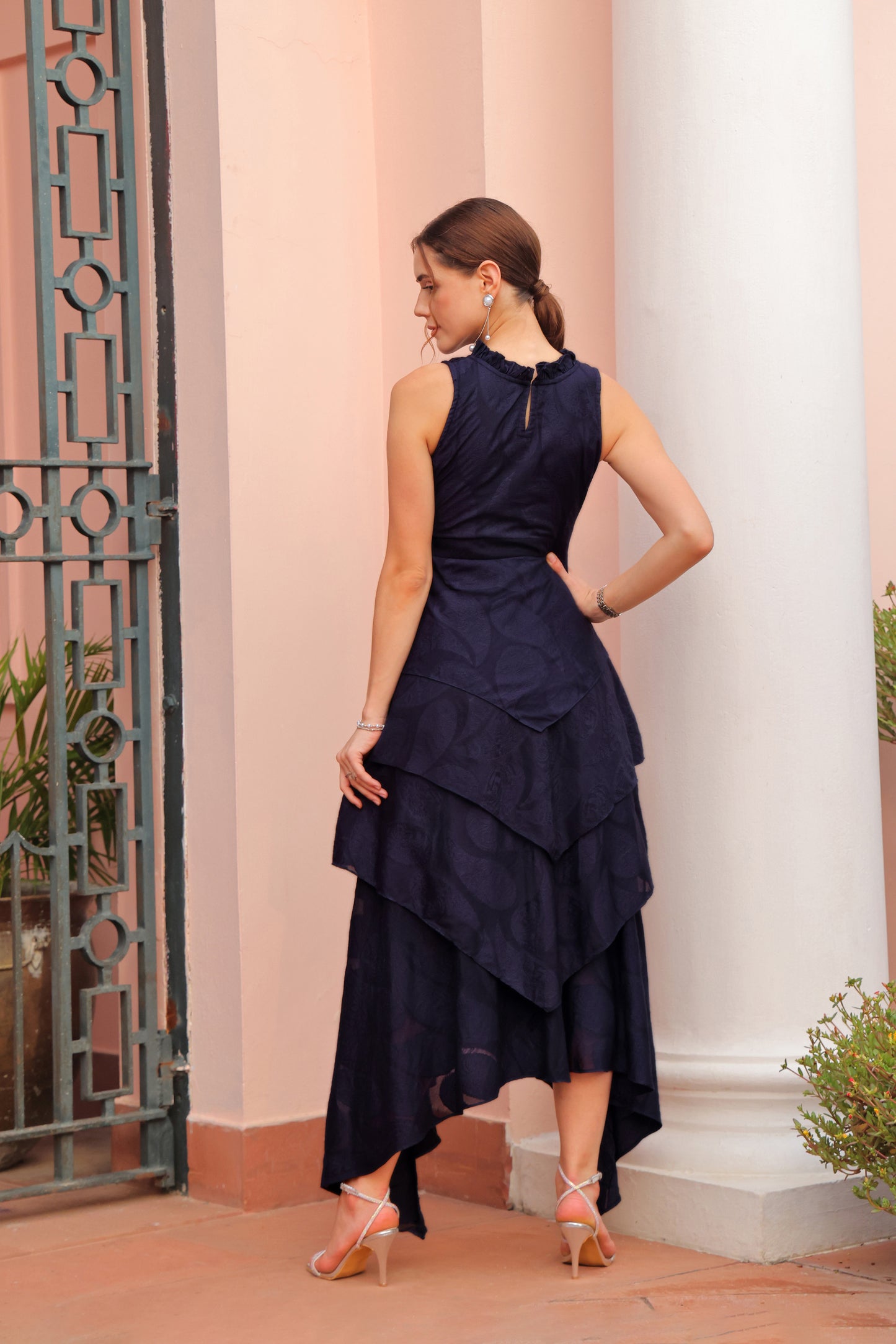 Amanda Jacquard Dress