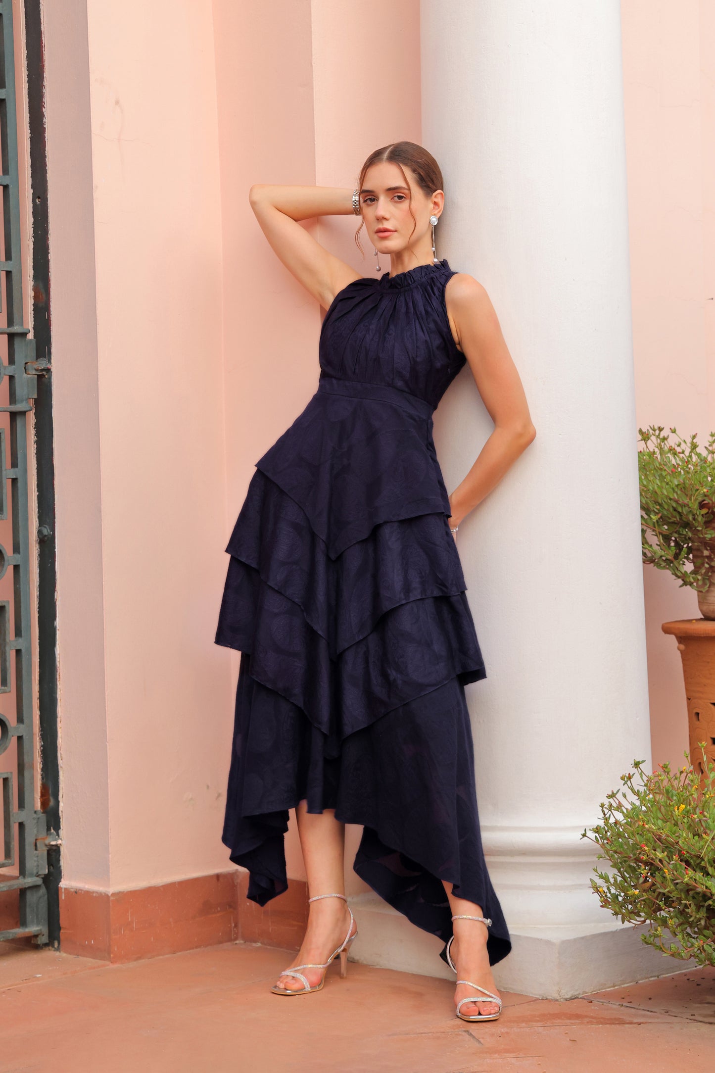 Amanda Jacquard Dress