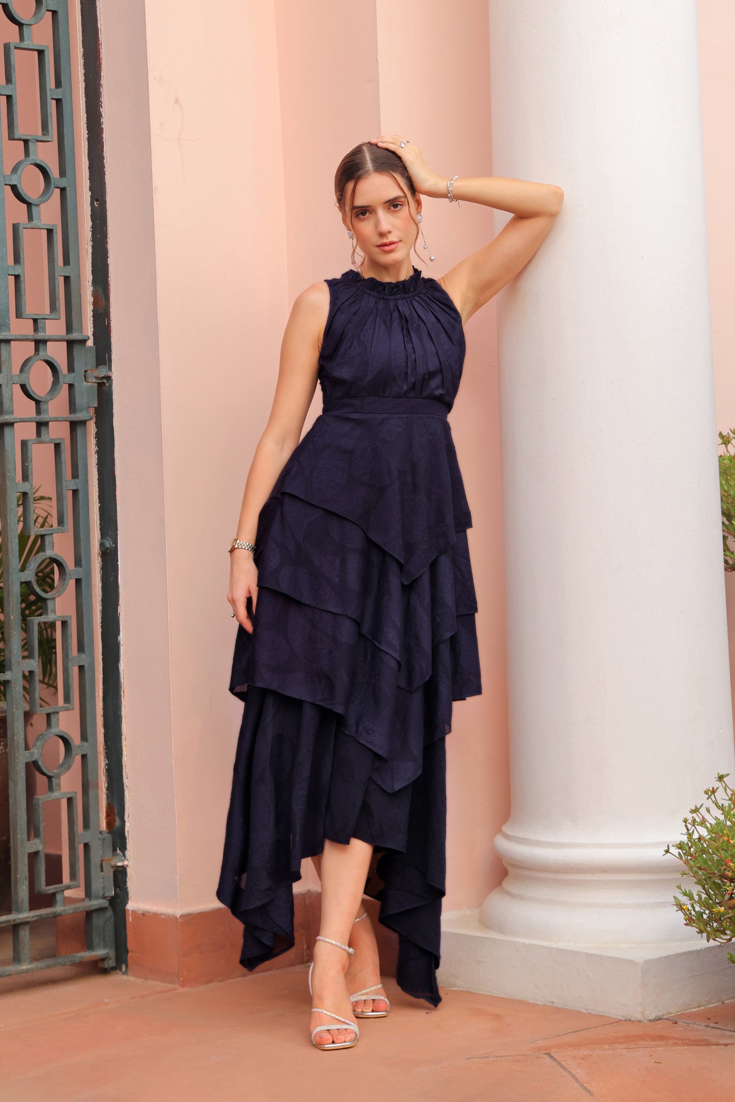 Amanda Jacquard Dress