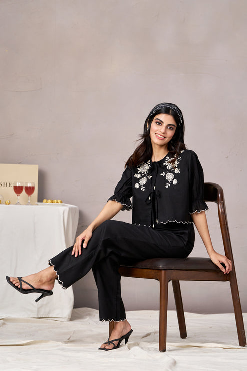 Charlotte Embroidered Co-ord Set