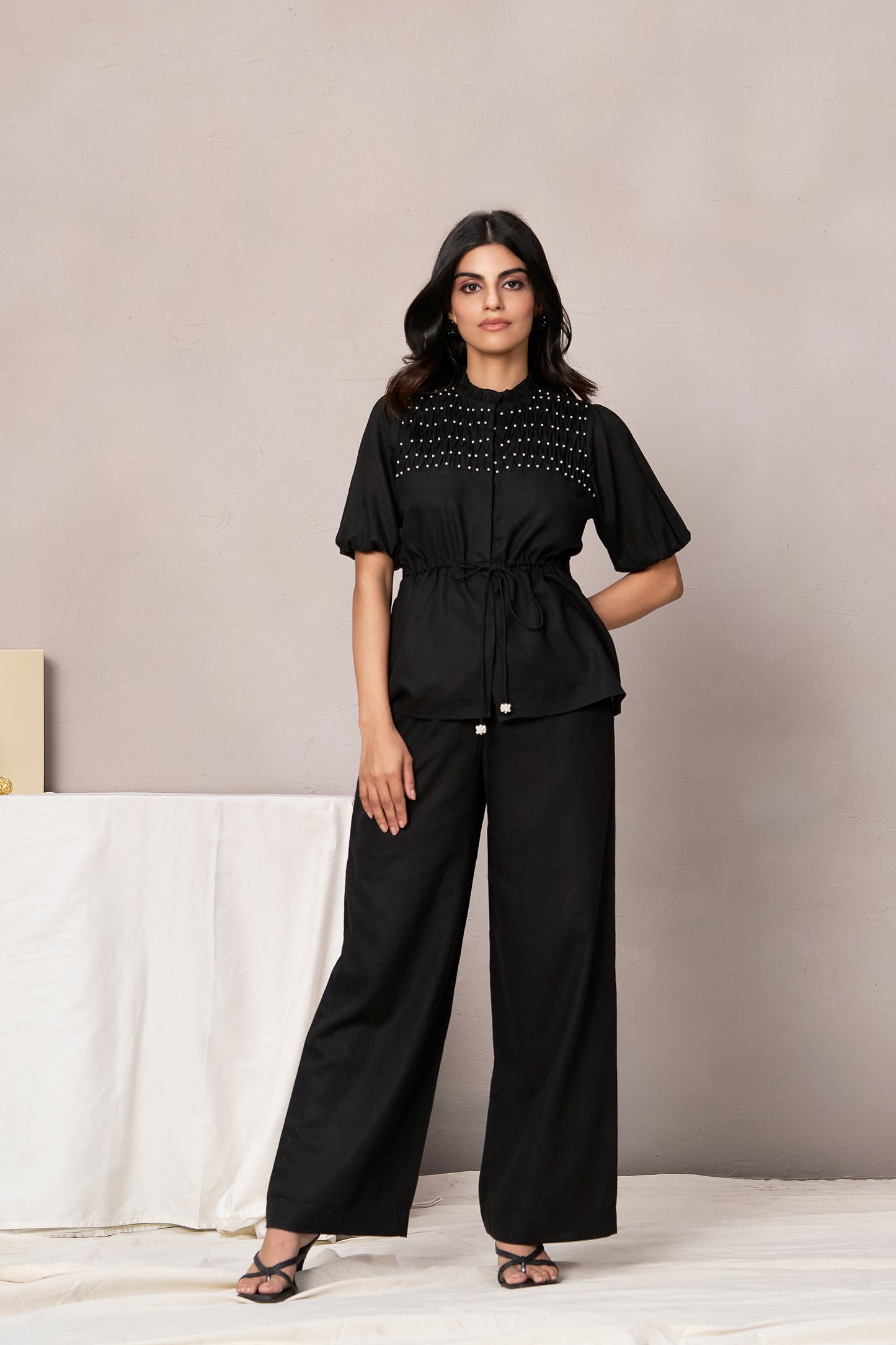 Sorella Embellished Co-ord Set (Black)