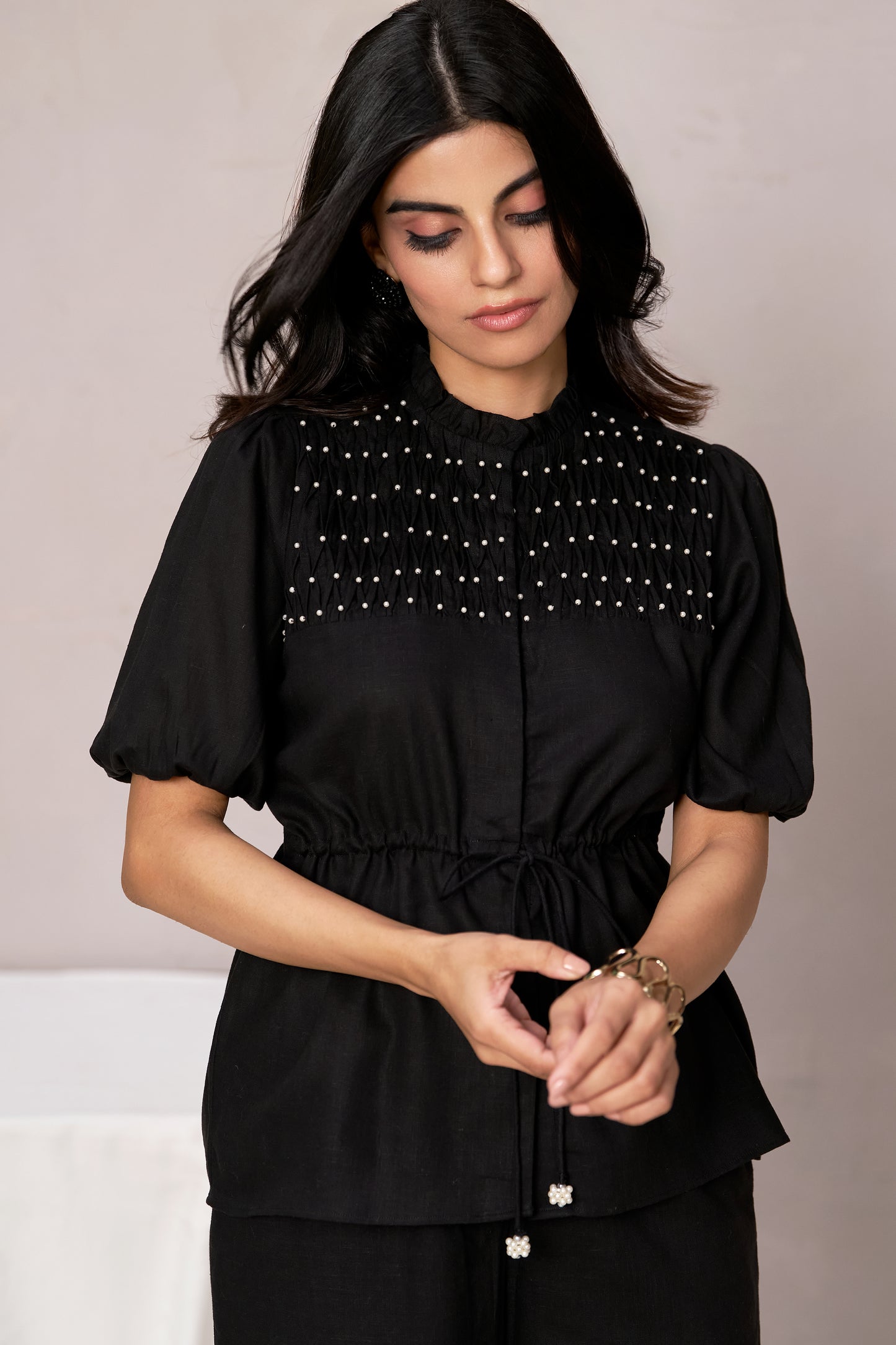 Sorella Embellished Co-ord Set (Black)