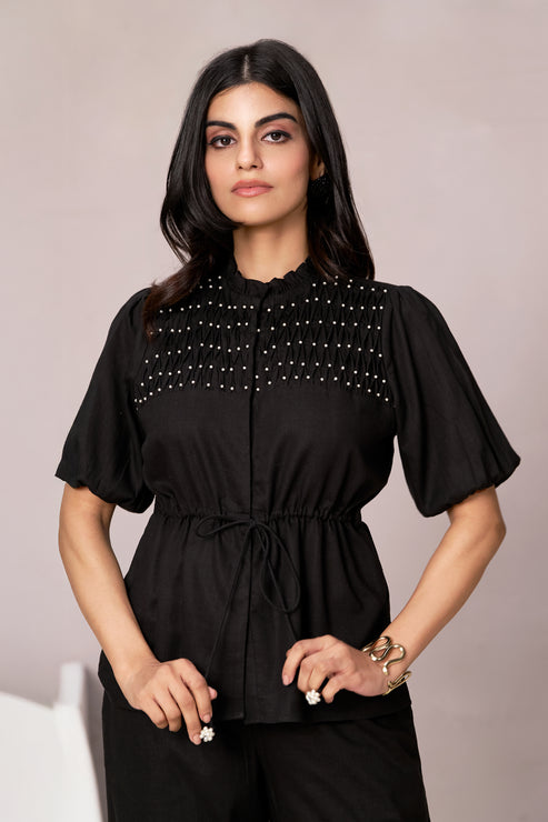 Sorella Embellished Co-ord Set (Black)