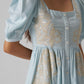 Anna Appliqué Linen Dress