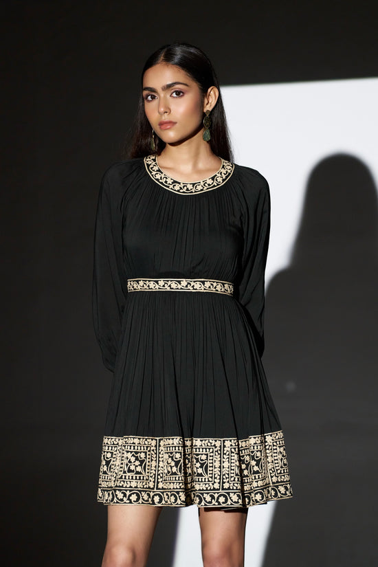 Cathryn Embroidered Dress (Short)