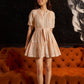 Dahlia Embroidered Linen Dress