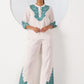 Diva Appliqué Co-ord Set (Long Pants)