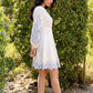 Freya Cutwork Linen Dress