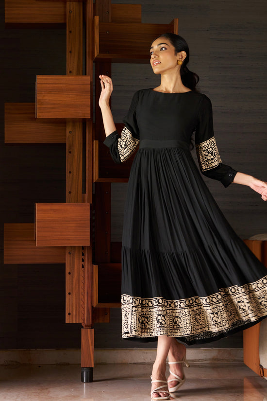 Cathryn Embroidered Dress (Long)
