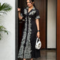 Luna Embroidered Linen Maxi