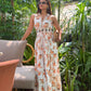 Nikos Embellished Linen Maxi