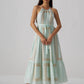 June Embroidered Linen Maxi