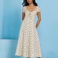 Lola Printed Linen Dress