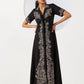 Luna Embroidered Linen Maxi