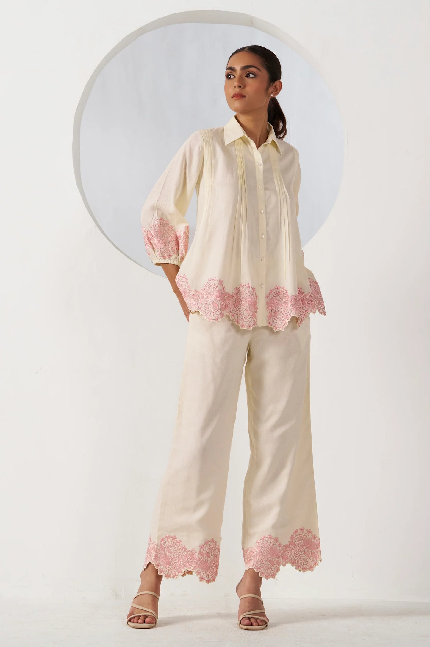 Mira Embroidered Co-ord Set