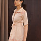 Monaco Appliqué Linen Romper