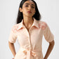 Monaco Appliqué Linen Romper