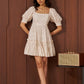 Mystique Printed Linen Dress
