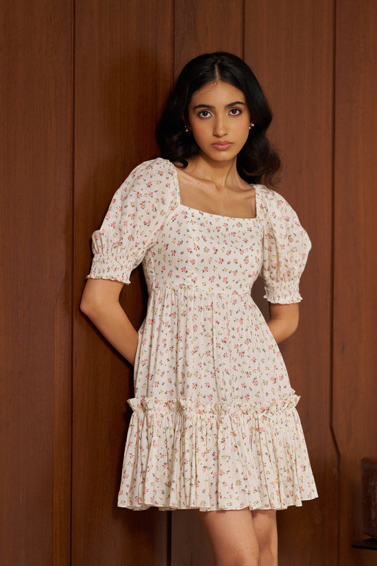 Mystique Printed Linen Dress