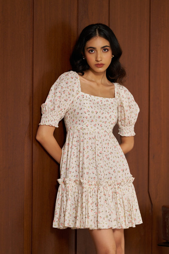 Mystique Printed Linen Dress