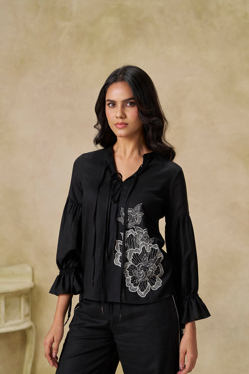 Monet Embroidered Top