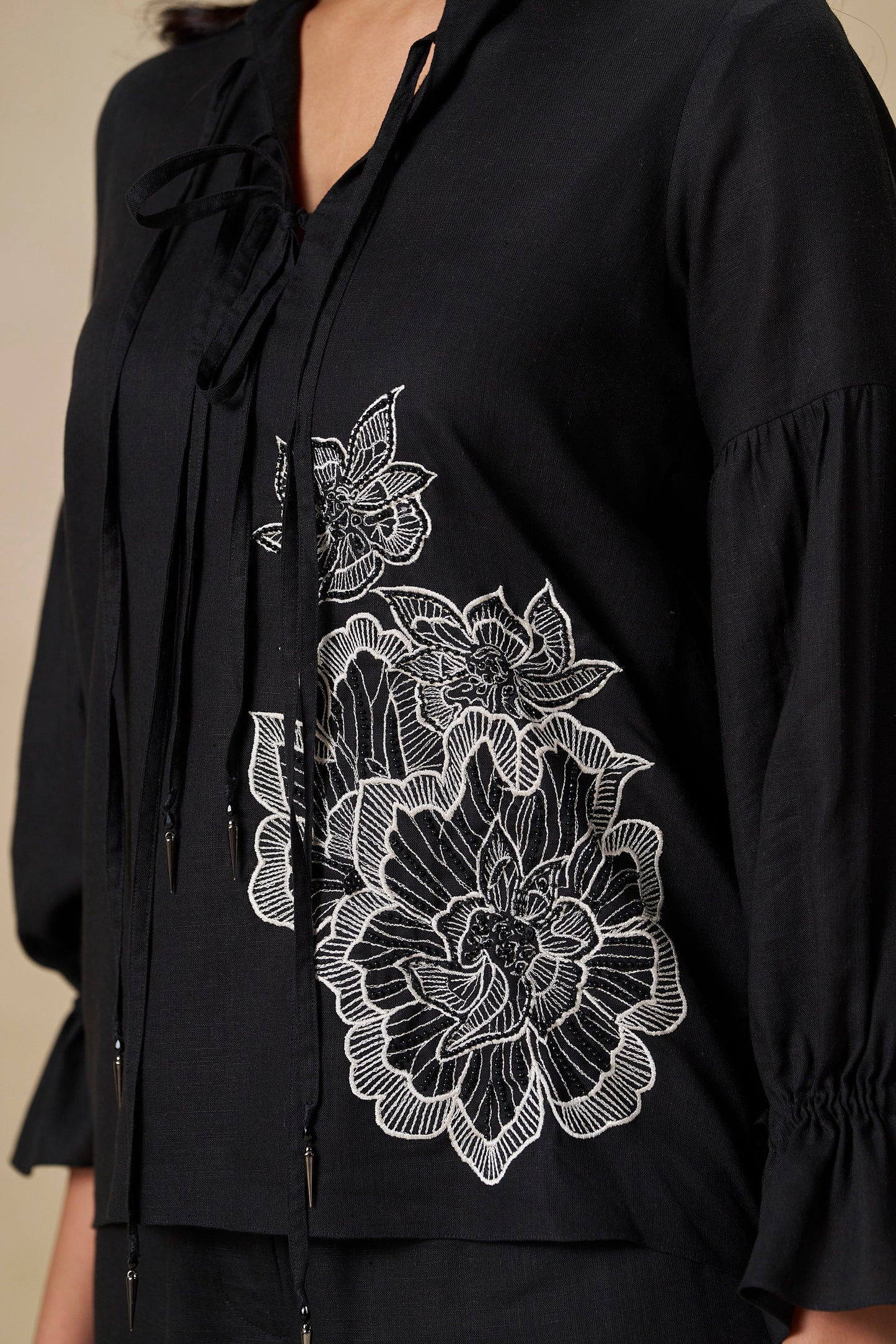 Monet Embroidered Co-ord Set