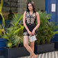 Quinn Embroidered Top (Black)