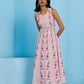 Serena Printed Linen Dress