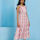 Serena Printed Linen Dress