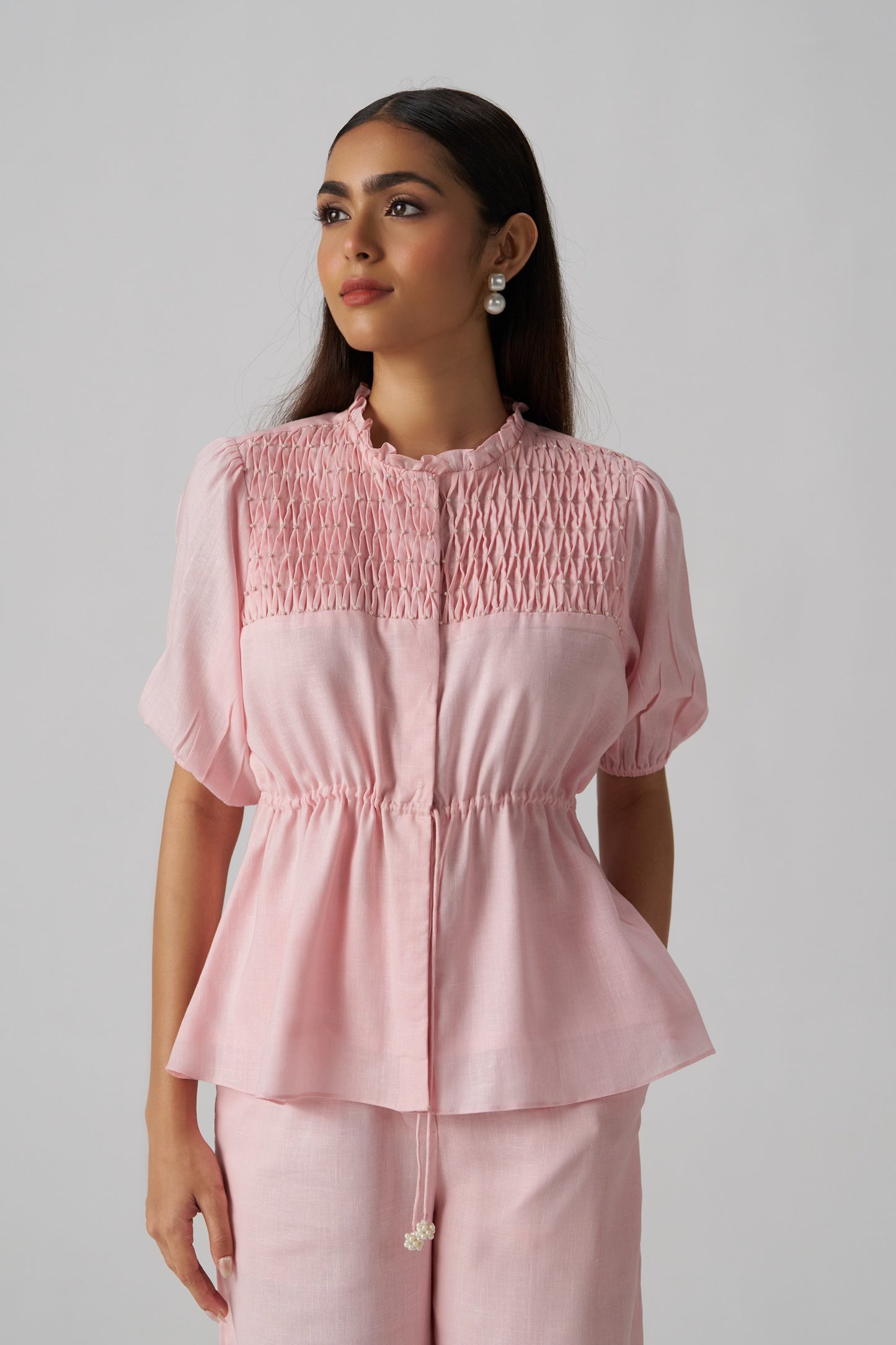 Sorella Embellished Co-ord Set (Soft Pink)