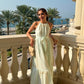 June Embroidered Linen Maxi