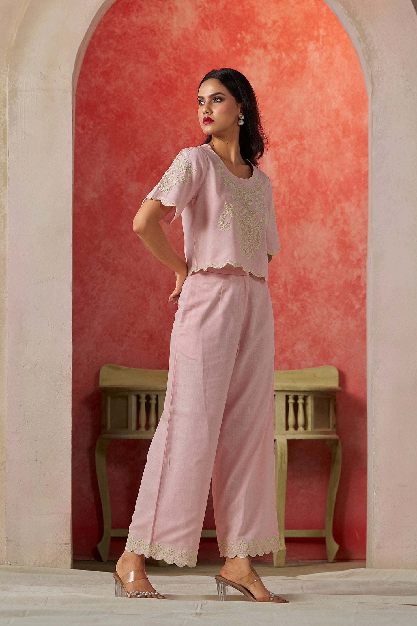 Zola Embroidered Co-ord Set