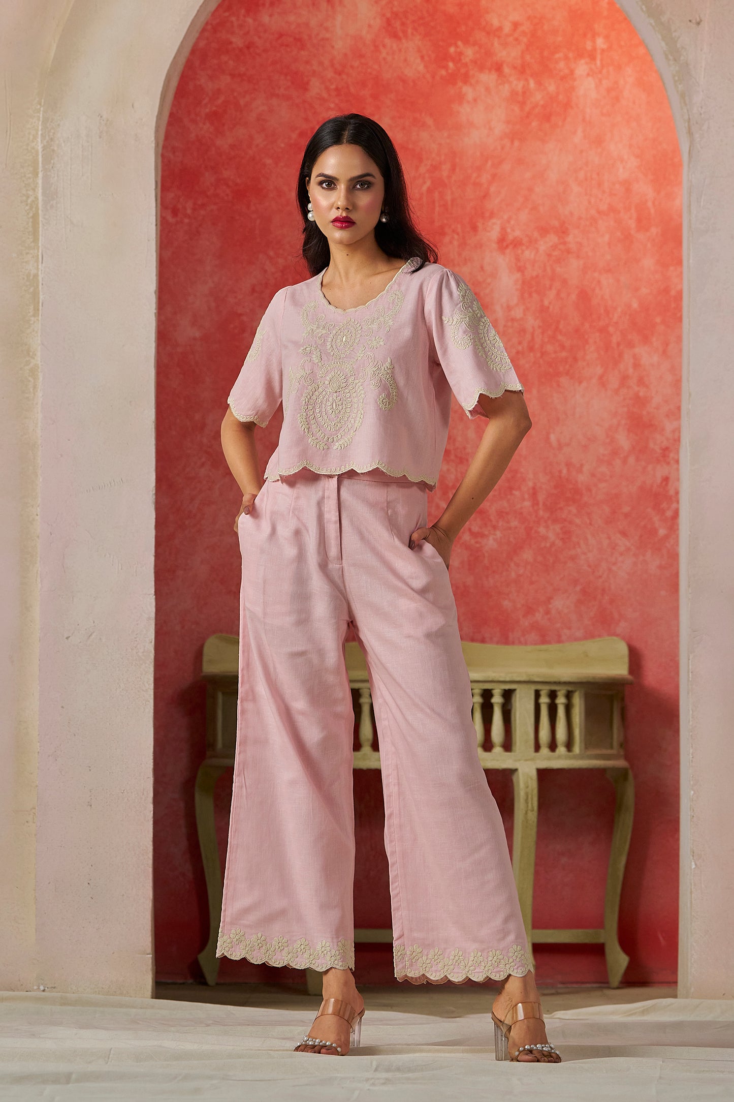 Zola Embroidered Co-ord Set
