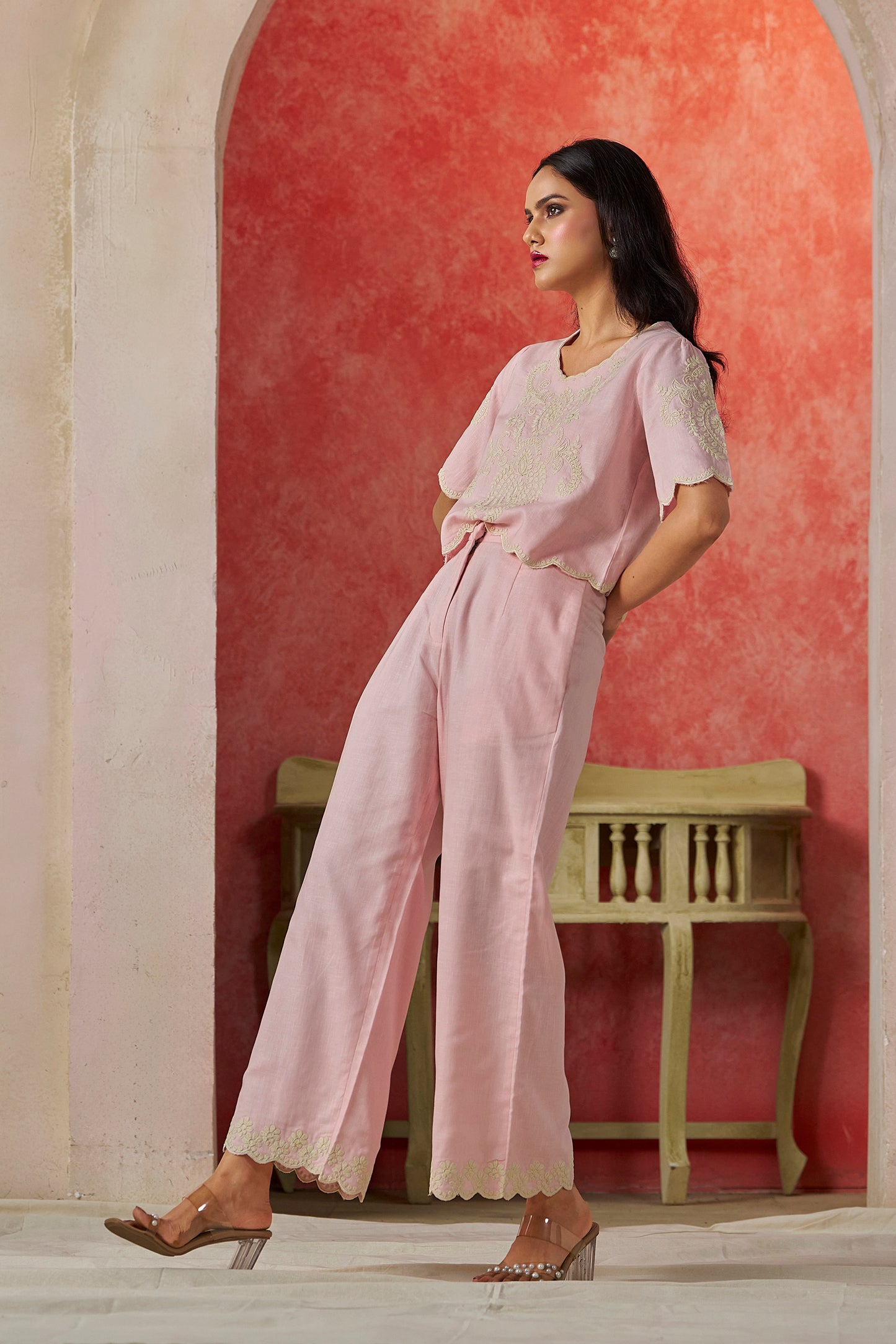 Zola Embroidered Co-ord Set