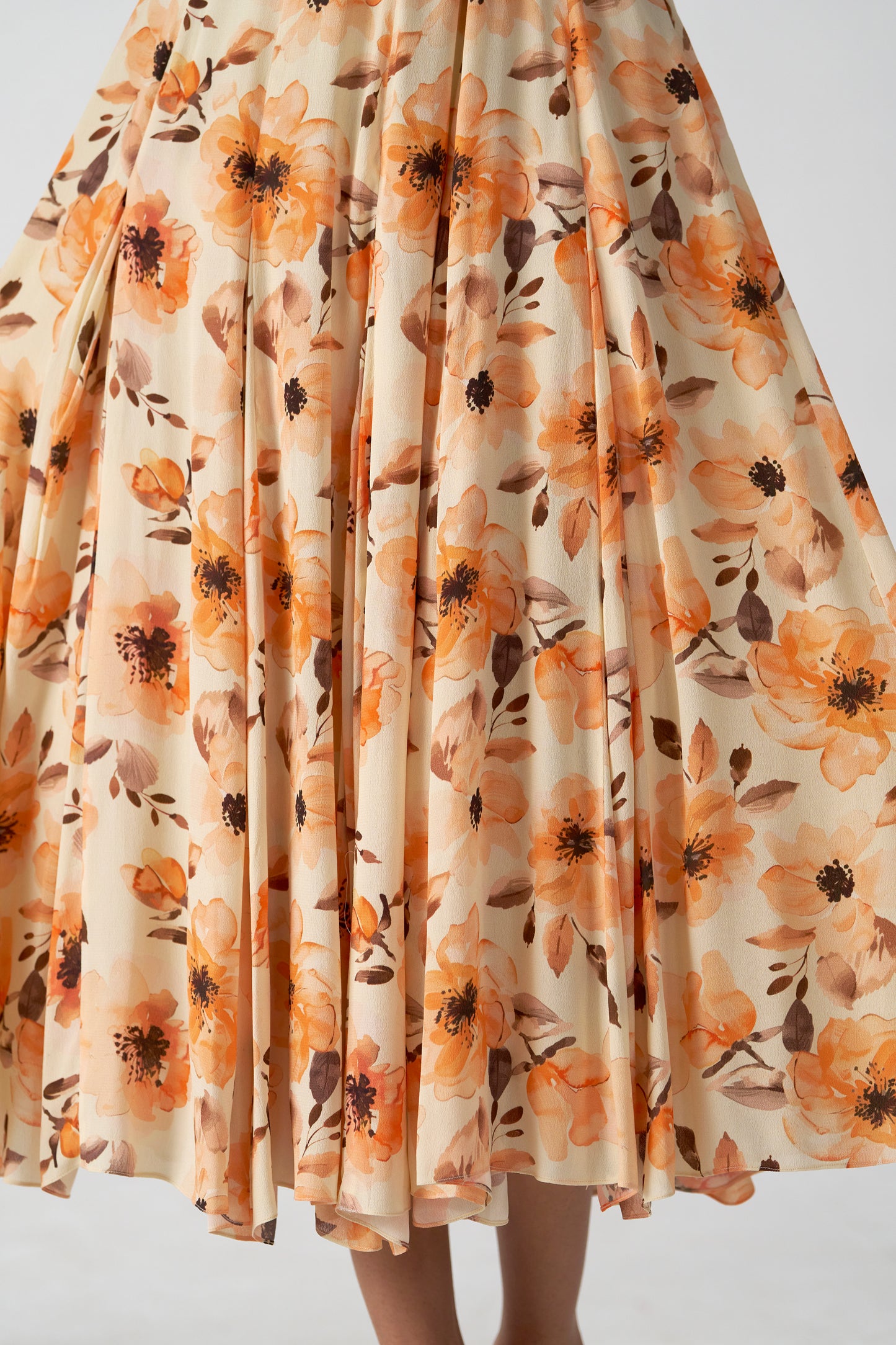 Scarlet Printed Midi